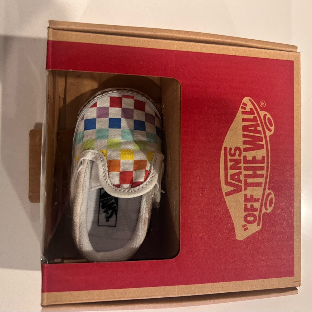 Vans Kids Rainbow Checkerboard Sneakers